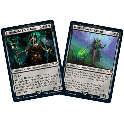 Deck of necron magical sorcery cards